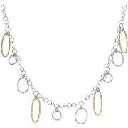 Collier Orusbijoux Collier Argent Doré Rhodié Petits Cercles Et Ovales