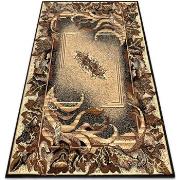 Tapis Rugsx BCF Tapis Morad LISC Feuilles Agawa classique 60x110 cm