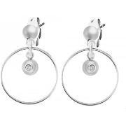 Boucles oreilles Sc Crystal BD4182-ARGENT-DIAMANT