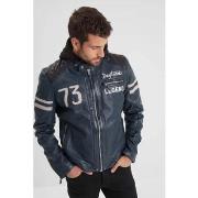 Veste Daytona GLADSTONE+HOOD LAMB VITA SHORT BLUE