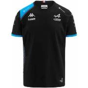 T-shirt Kappa T-Shirt Amiry BWT Alpine F1 Team 2023 Noir