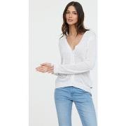 Sweat-shirt Lee Cooper Sweatshirts CAPU ML Optic white