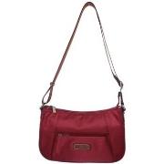 Sac Bandouliere Hexagona Sac porté travers ref 36659 rouge 30*21*6 cm