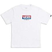T-shirt enfant Vans T-Shirt BY EASY LOGO SS BOYS WHITE