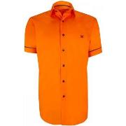 Chemise Andrew Mc Allister chemisette mode cintree island orange