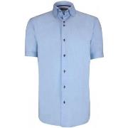 Chemise Emporio Balzani chemisette lin classique coupe droite olina bl...