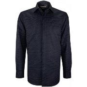 Chemise Emporio Balzani chemise mode gorge cachee a motifs luigi noir