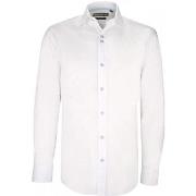 Chemise Emporio Balzani chemise mode cintree haut de gamme livio blanc