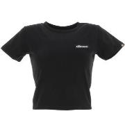 T-shirt Ellesse Chelu black crop t-shirt