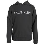Pull enfant Calvin Klein Jeans Sweat coton col à capuche droit
