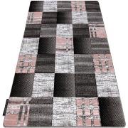 Tapis Rugsx Tapis ALTER Siena carrés treillis gris 240x330 cm