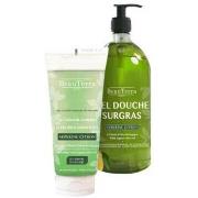 Produits bains Beauterra Gel Douche Surgras Verveine Citron 1 Litre