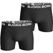 Caleçons Björn Borg Boxers Lot de 2 Noir Solide