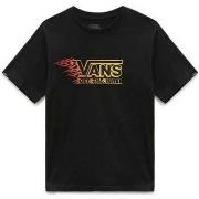 T-shirt enfant Vans T-Shirt BY Metallic Flame Ss Black - Kids