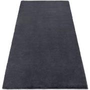 Tapis Rugsx Tapis BUNNY anthracite IMITATION DE FOURRURE DE 80x150 cm