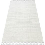 Tapis Rugsx Tapis SEVILLA PC00B rayures blanc Franges berbère 120x170 ...