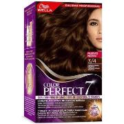 Colorations Wella Color Perfect 7 100 % Couverture Grise 3/4-brun Fonc...