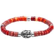 Bracelets Sixtystones Bracelet Heishi Agate Rouge-Large-20cm