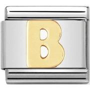 Bracelets Nomination Maillon Alphabet lettre B or