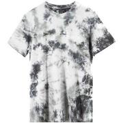 T-shirt Disclaimer T-shirt noir effet tie-dye