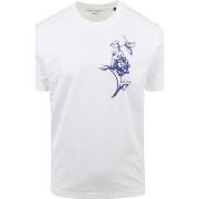 T-shirt Marc O'Polo T-Shirt Fleur Blanche