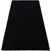 Tapis Rugsx Tapis BUNNY noir IMITATION DE FOURRURE DE 60x100 cm