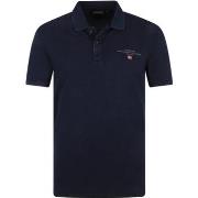 T-shirt Napapijri Polo Elbas Bleu Marine