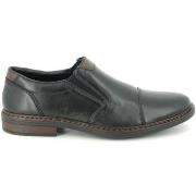 Baskets basses Rieker Black Casual Leather Flats