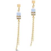 Boucles oreilles Coeur De Lion Boucles d'oreilles bleues longues