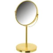 Miroirs Unimasa Miroir rond à poser sur pied 34 cm