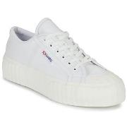 Baskets basses Superga 2630 STRIPE PLATFORM VEGAN