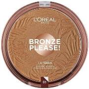 Blush &amp; poudres L'oréal Bronze Please! La Terra 01-light Caramel