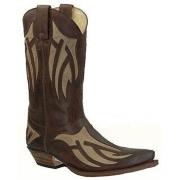 Bottes Sendra boots Bottes Western en cuir Vachette ref_sen21904-marro...