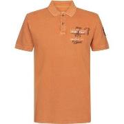 T-shirt Petrol Industries Polo Logo Orange