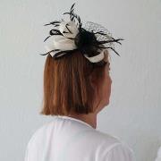 Accessoires cheveux Chapeau-Tendance Bibi de cérémonie IKIOVA