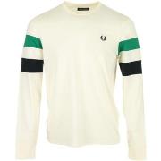 T-shirt Fred Perry Panelled Sleeve Ls