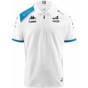 T-shirt enfant Kappa Polo Acrem BWT Alpine F1 Team 2023 Blanc