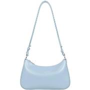 Sac a main LANCASTER Sac porte epaule en cuir Ref 54232 Bleu