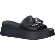 Chaussons Tamaris black casual open slippers