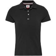 T-shirt Tommy Jeans Polo femme Tommy Hilfiger Ref 60371 BDS Noir