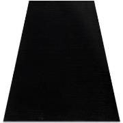 Tapis Rugsx Tapis SOFTY plaine couleur unie noir 180x270 cm