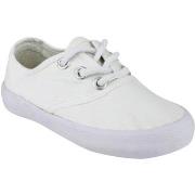 Chaussures enfant Mirak GB PLIMSOLLS WHITE SMALL