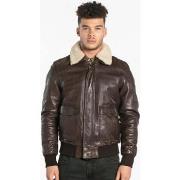 Veste Daytona CORSAIR FUR SHEEP PETROL BROWN