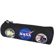 Trousse La Plume Doree Trousse noire en toile NASA