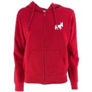 Sweat-shirt Sensa Cunisiun Pull Cappuccio Logo Femme - Rouge