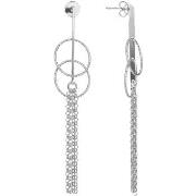 Boucles oreilles Orusbijoux Boucles D'oreilles Argent Pendantes Double...