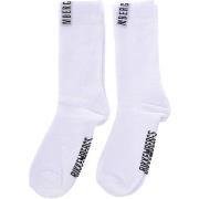 Chaussettes hautes Bikkembergs BK007-WHITE