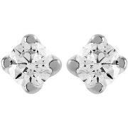 Boucles oreilles Brillaxis Boucles d'oreilles puces diamants or 18 0.1...