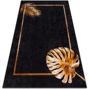 Tapis Rugsx Tapis lavable MIRO 51518.805 Feuilles, cadre antid 120x170...