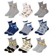 Chaussettes enfant Monsieur Madame Pack de 9 Paires SURPRISE